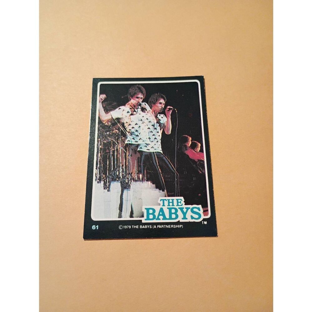 Vintage 1979 The Babys Trading Card #61 London Rock Band Collectible